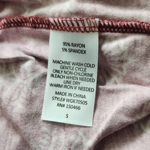 Market & Spruce Burgundy Jumpsuit NWT Size Small Sleeveless Jumpsuit Floral - Picture 9 of 9